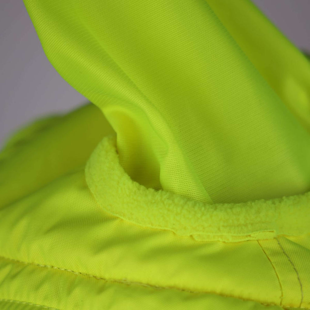 FlyGuard by Shires Maschera per Mosche Pro Hi-Viz Fine Mesh con Orecchie Giallo fluo