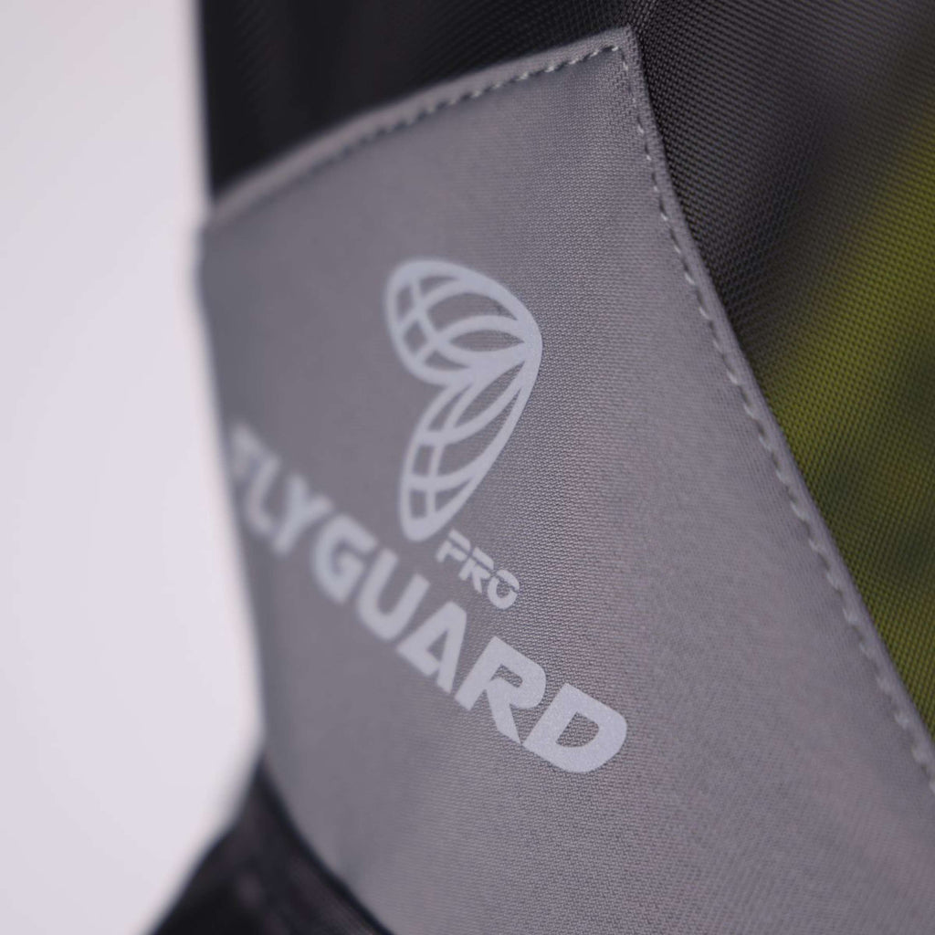 FlyGuard by Shires Maschera per Mosche Pro Hi-Viz Fine Mesh con Orecchie Giallo fluo