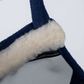 FlyGuard Maschera per Mosche Pro Fine Mesh Senza orecchie con Frange Navy