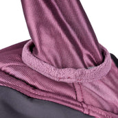 FlyGuard Maschera per Mosche Pro Deluxe con Orecchie e Naso Black Cherry