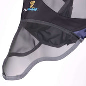 FlyGuard Maschera per Mosche Pro Deluxe con Orecchie e Naso Navy
