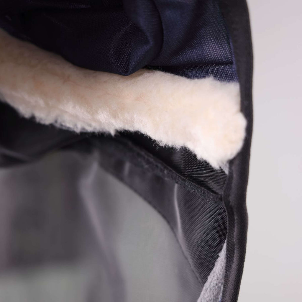 FlyGuard by Shires Maschera per Mosche Pro Deluxe con Orecchie Black Cherry