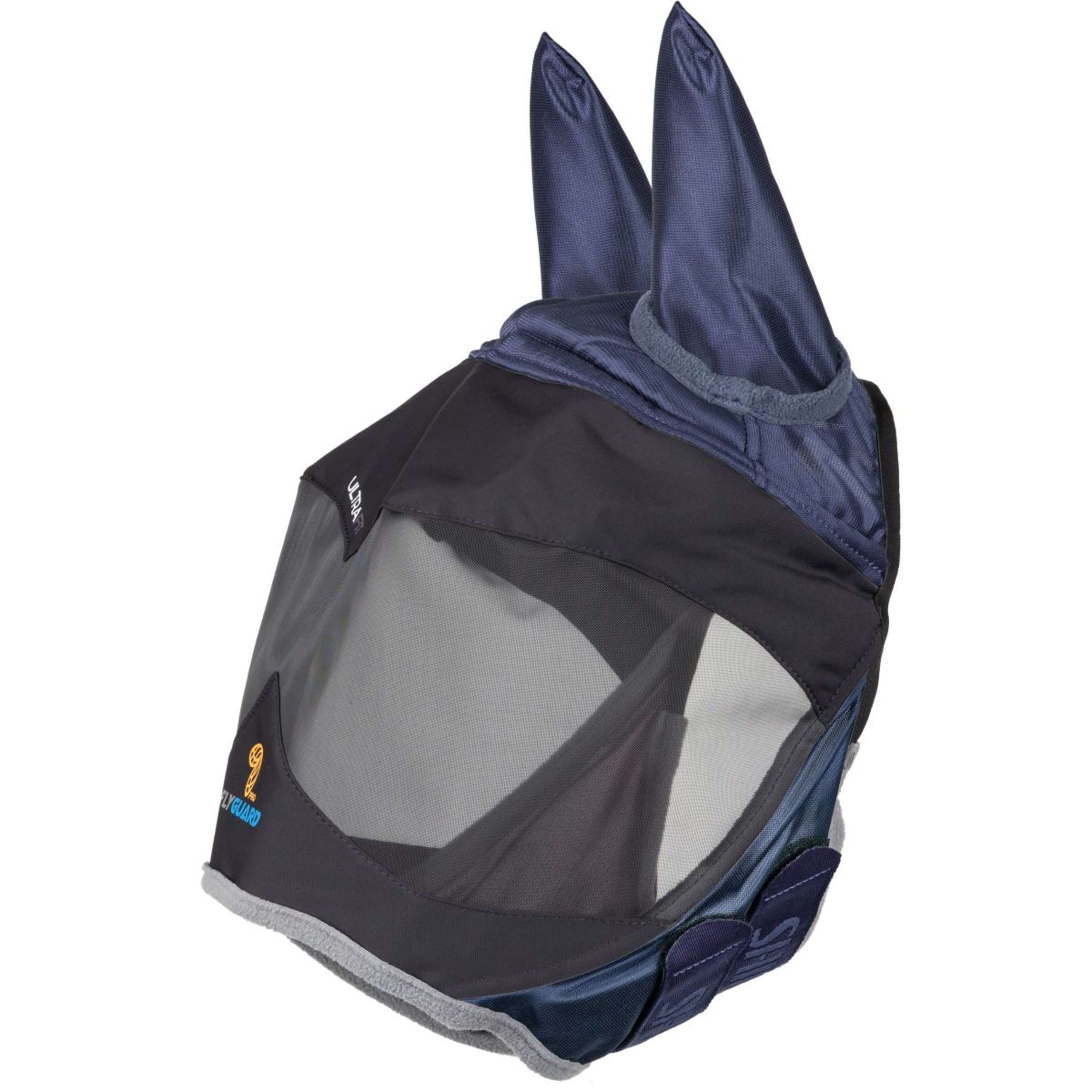FlyGuard by Shires Maschera per Mosche Pro Deluxe con Orecchie Navy