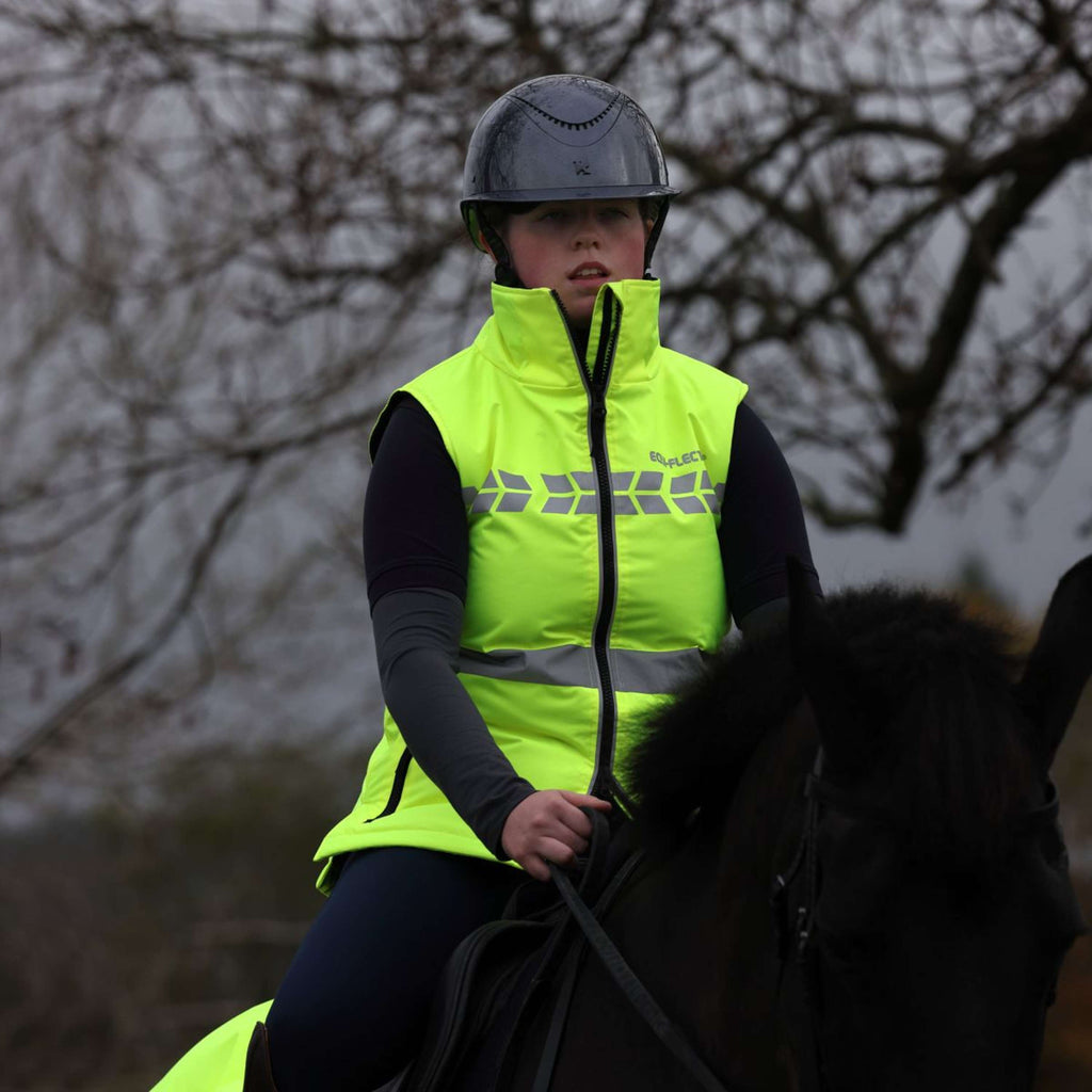 Equi-Flector by Shires Gilet Riflettente Giallo