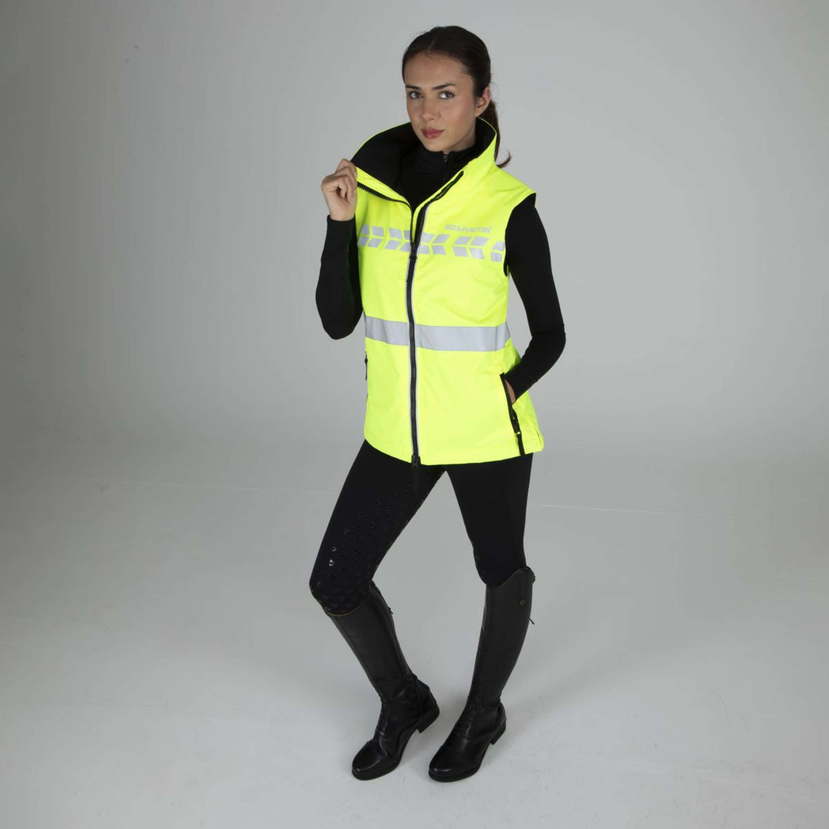 Equi-Flector by Shires Gilet Riflettente Giallo