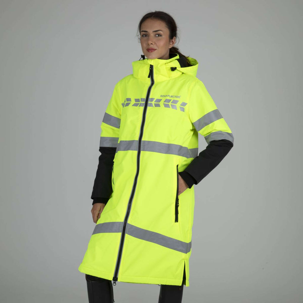 Equi-Flector by Shires Giacca Riflettente Lungo Giallo