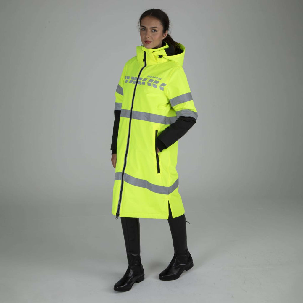 Equi-Flector by Shires Giacca Riflettente Lungo Giallo