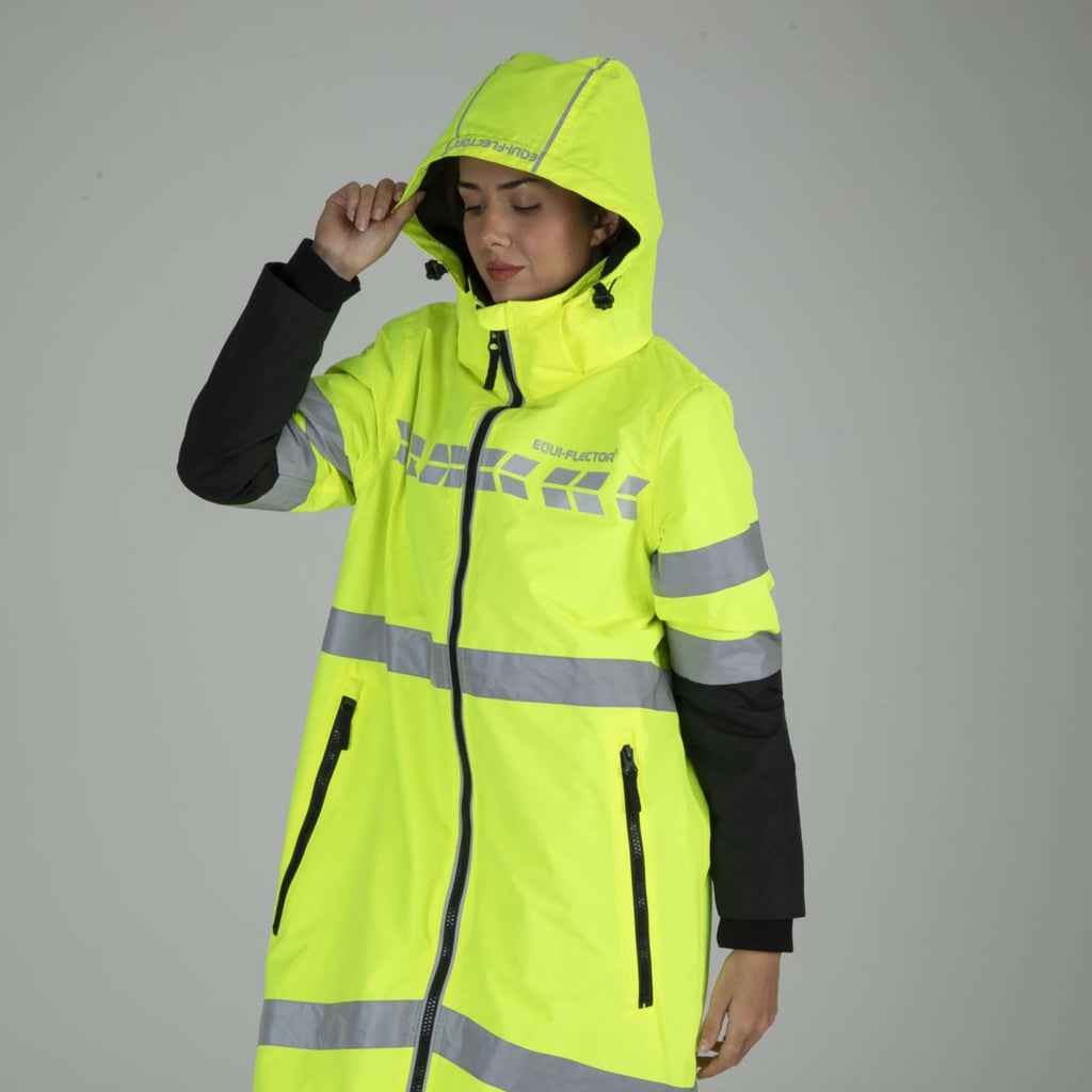 Equi-Flector by Shires Giacca Riflettente Lungo Giallo