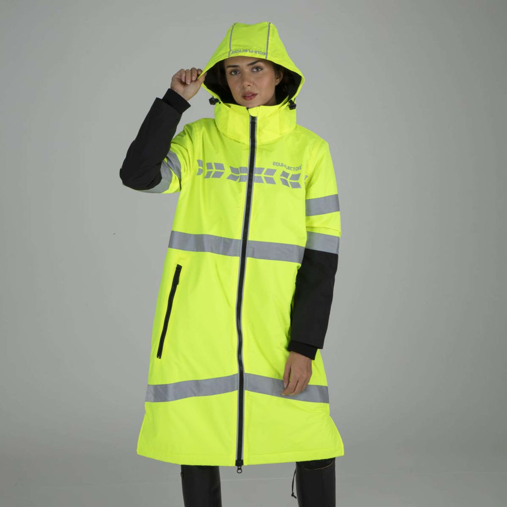 Equi-Flector by Shires Giacca Riflettente Lungo Giallo