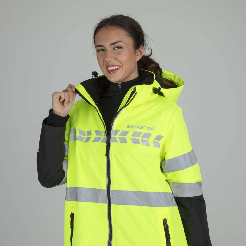 Equi-Flector by Shires Giacca Riflettente Lungo Giallo