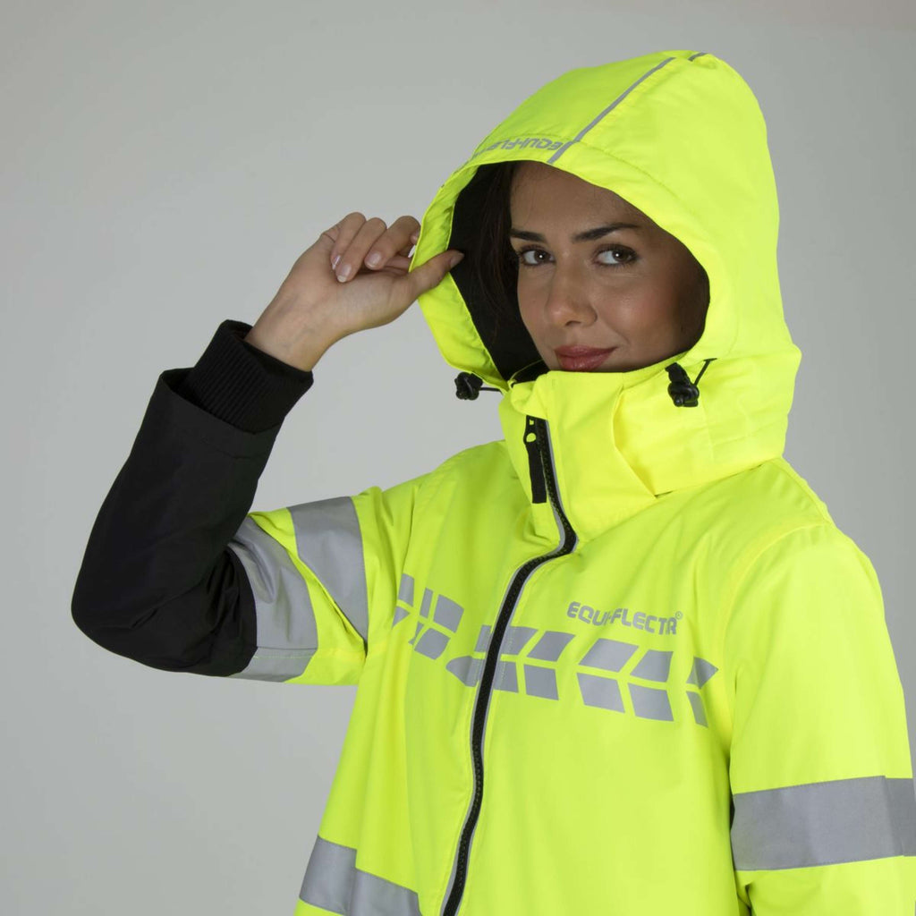Equi-Flector by Shires Giacca Riflettente Lungo Giallo