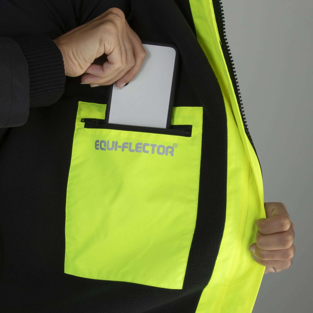 Equi-Flector by Shires Giacca Riflettente Lungo Giallo