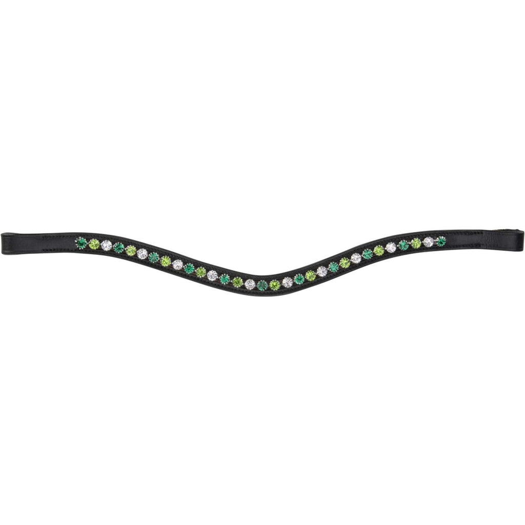 Velociti by Shires Frontalino GARA Green Diamante Nero