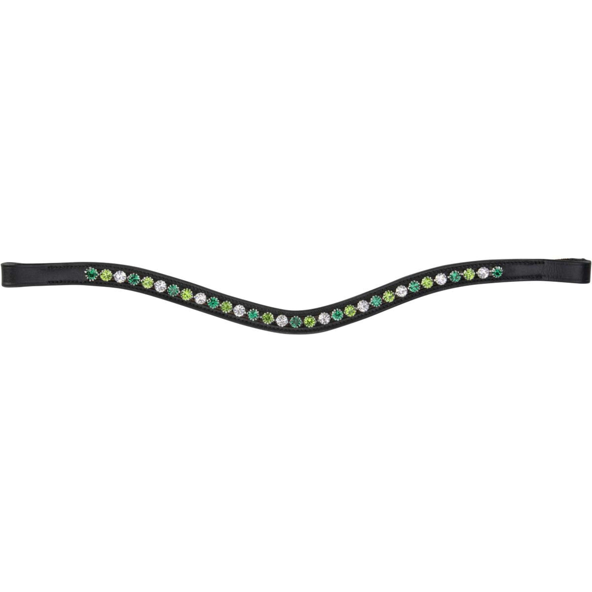 Velociti by Shires Frontalino GARA Green Diamante Nero