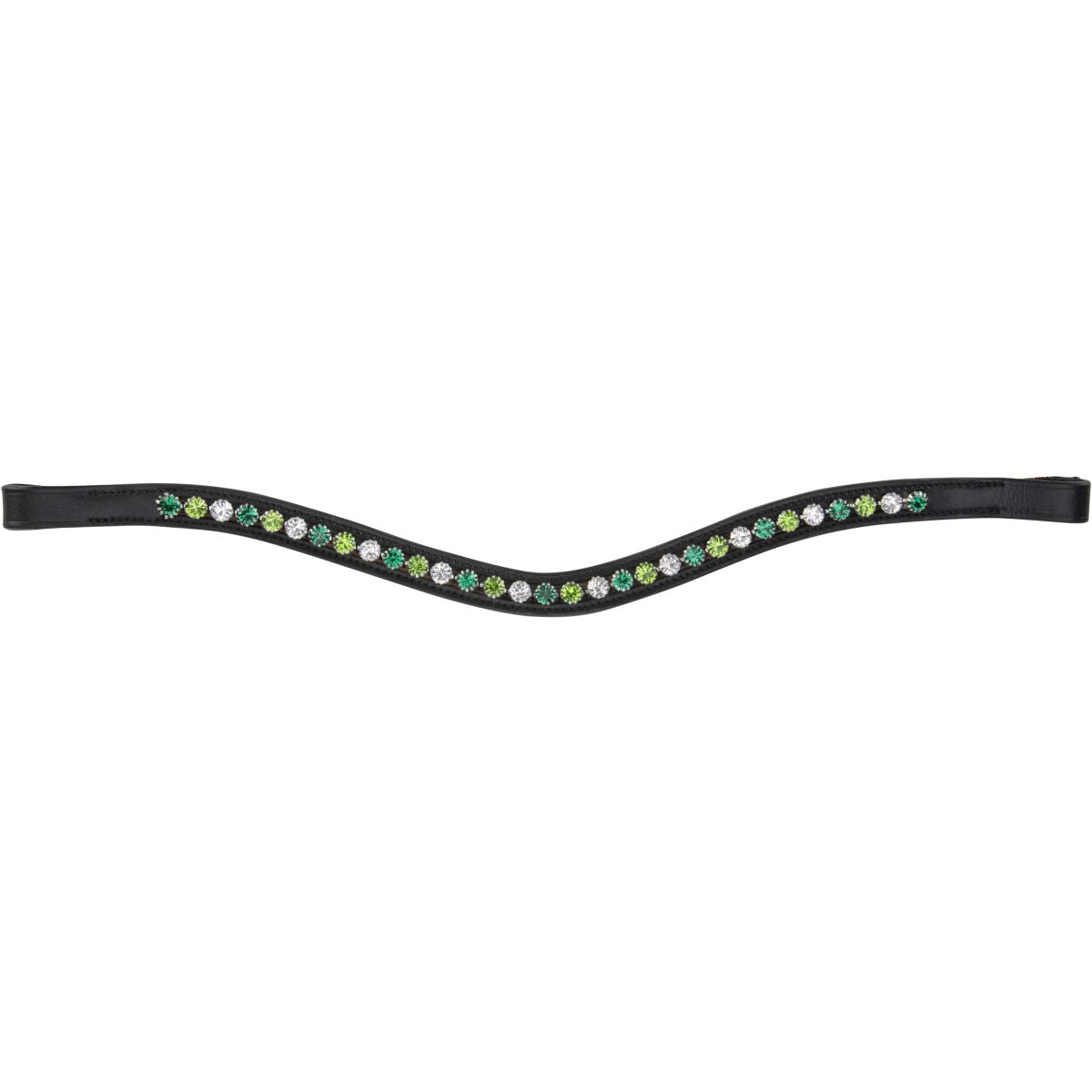 Velociti by Shires Frontalino GARA Green Diamante Nero