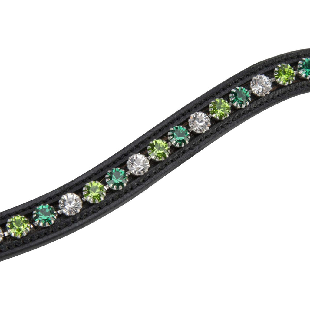 Velociti by Shires Frontalino GARA Green Diamante Nero