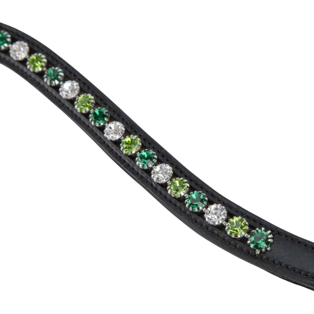 Velociti by Shires Frontalino GARA Green Diamante Nero