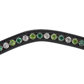 Velociti by Shires Frontalino GARA Green Diamante Nero