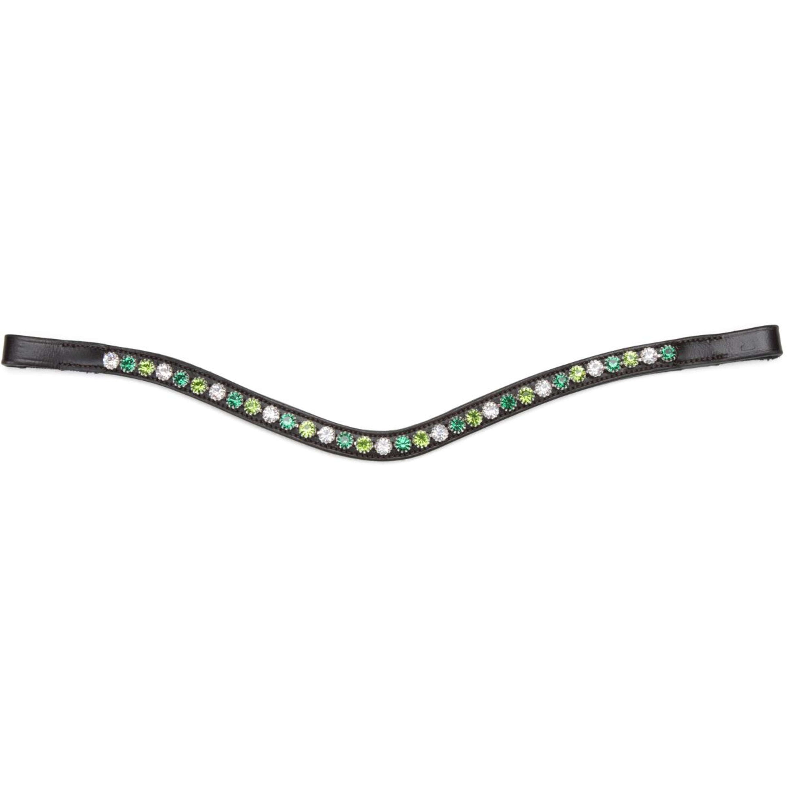 Velociti by Shires Frontalino GARA Green Diamante L'Avana