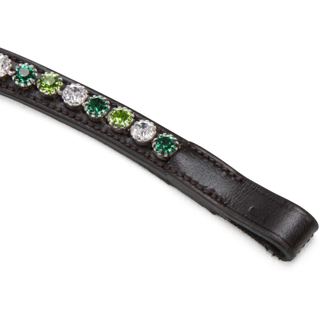 Velociti by Shires Frontalino GARA Green Diamante L'Avana