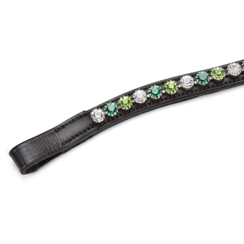 Velociti by Shires Frontalino GARA Green Diamante L'Avana