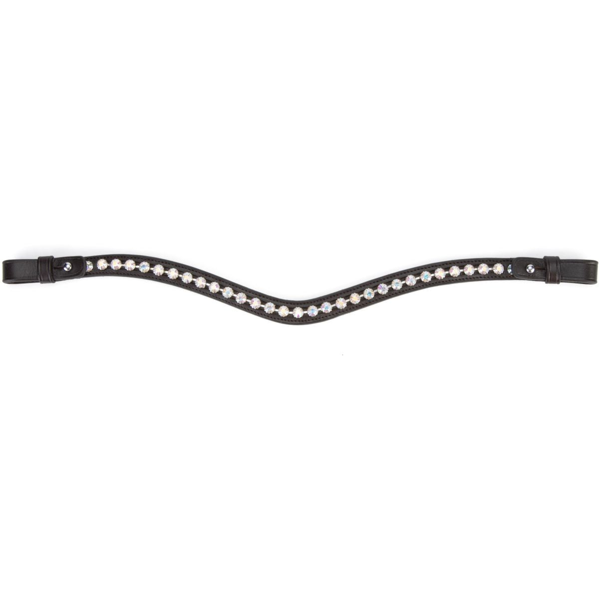 Velociti by Shires Frontalino GARA Iridescent Diamante L'Avana