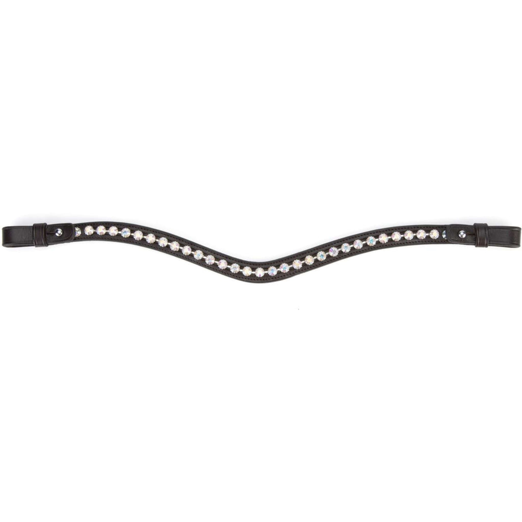 Velociti by Shires Frontalino GARA Iridescent Diamante L'Avana