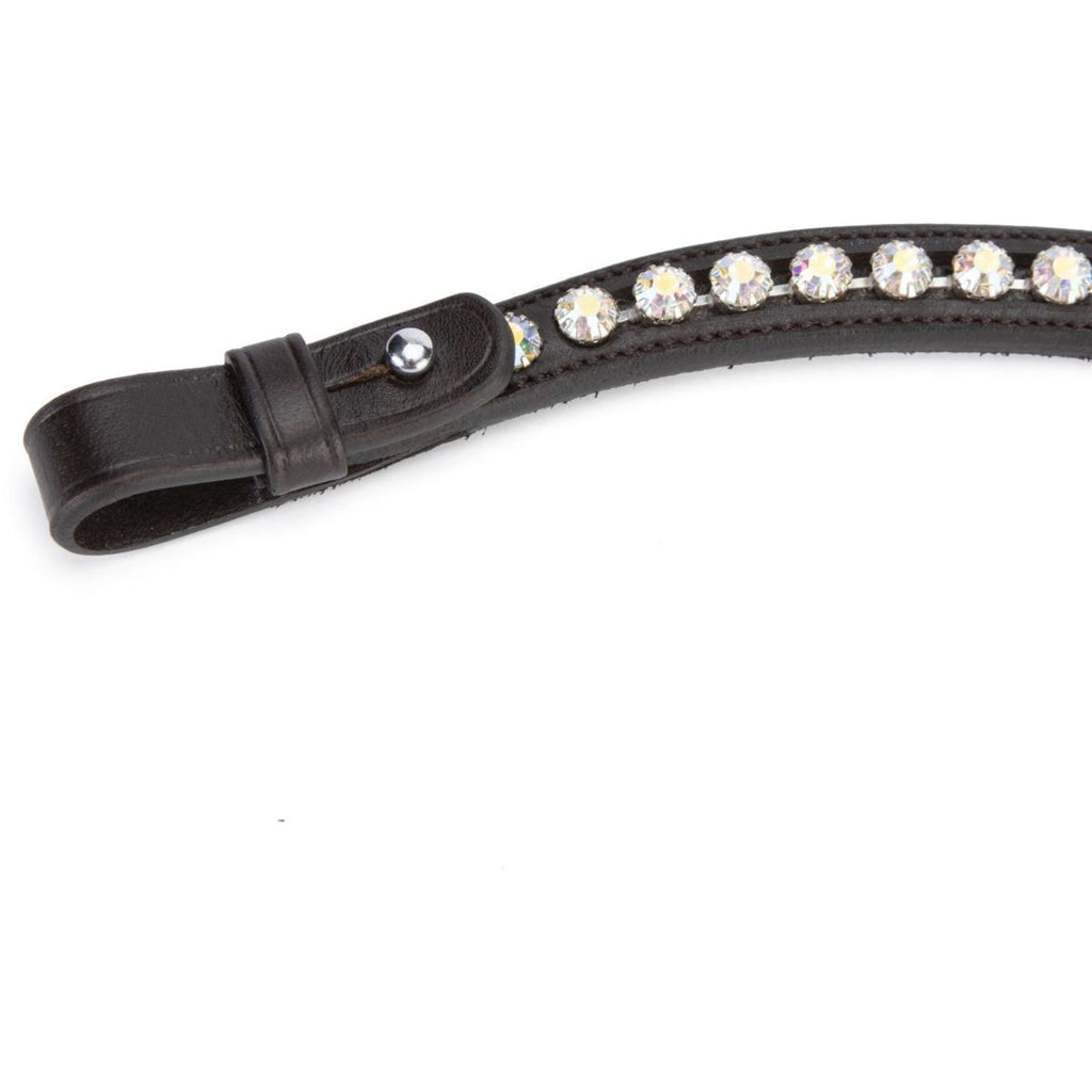 Velociti by Shires Frontalino GARA Iridescent Diamante L'Avana