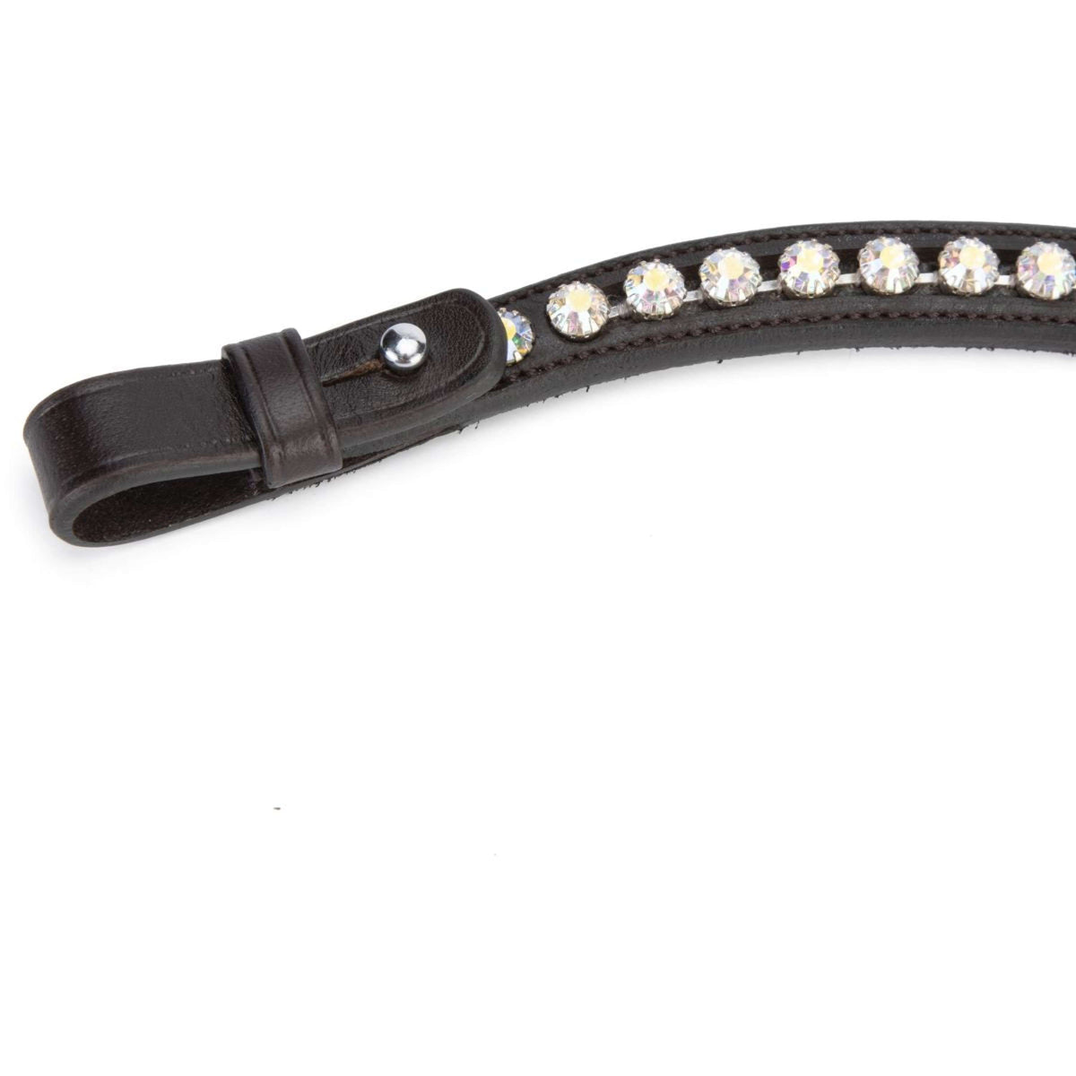 Velociti by Shires Frontalino GARA Iridescent Diamante L'Avana