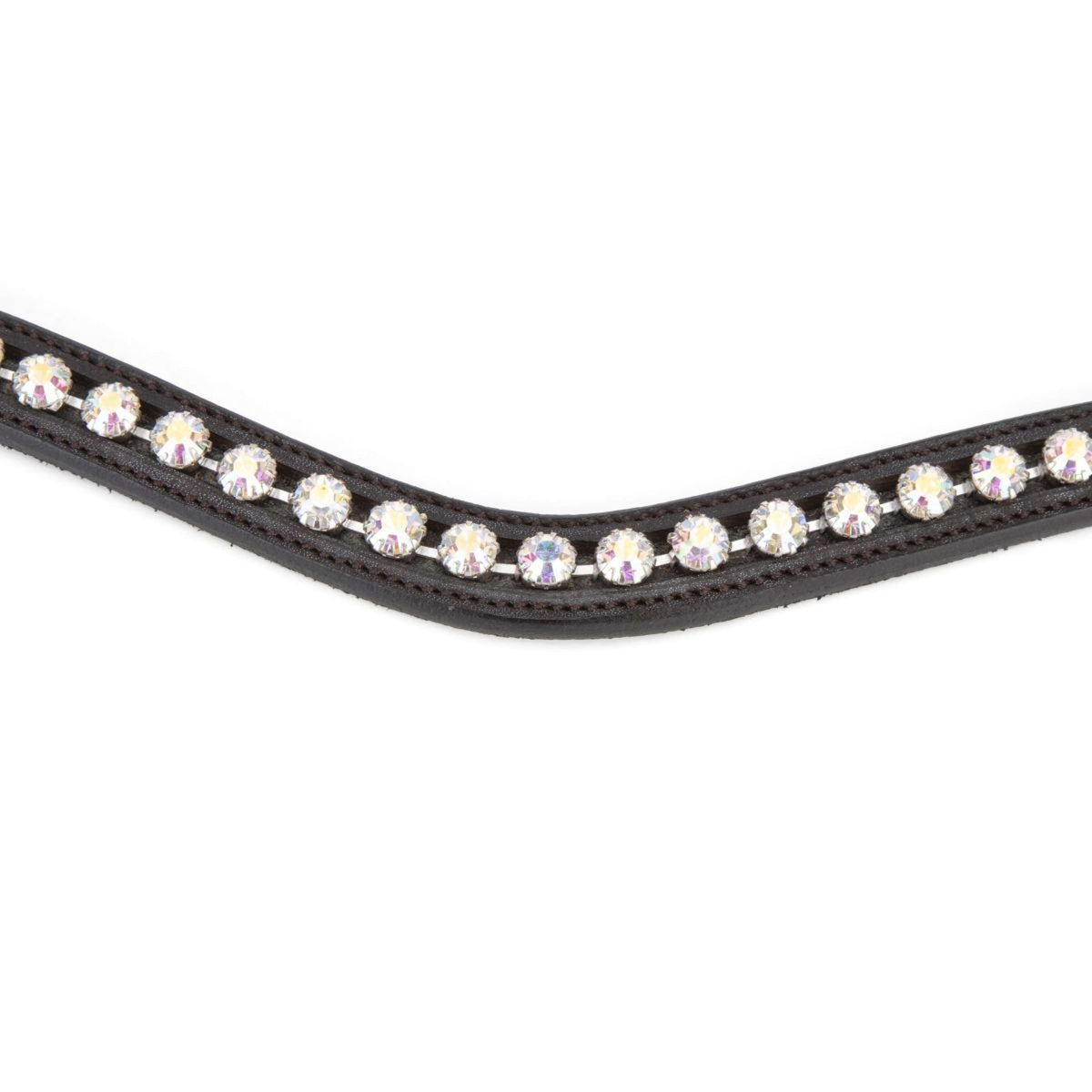 Velociti by Shires Frontalino GARA Iridescent Diamante L'Avana