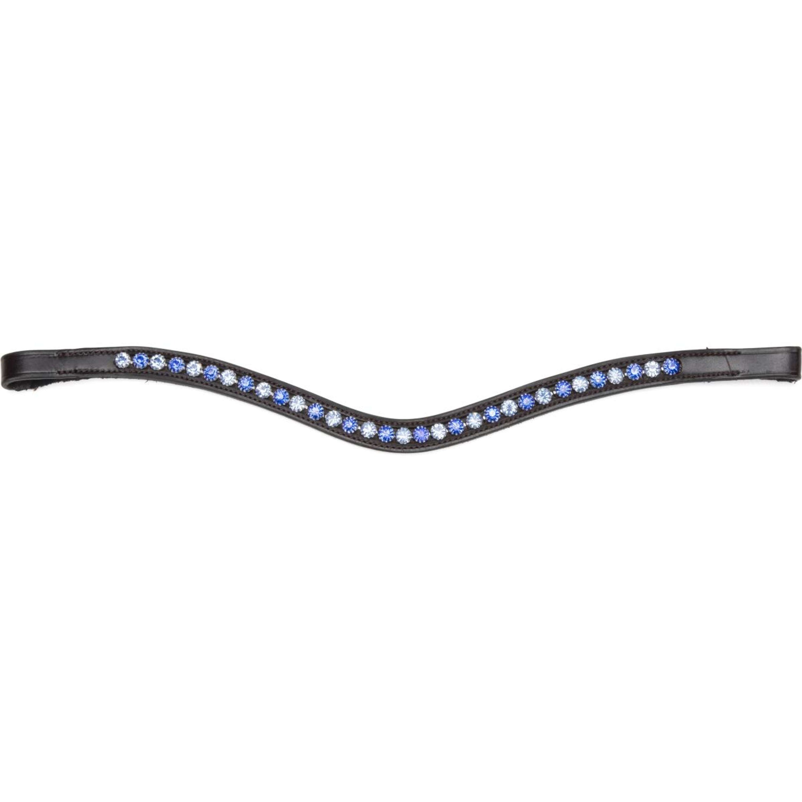 Velociti by Shires Frontalino GARA Blue Diamante Nero