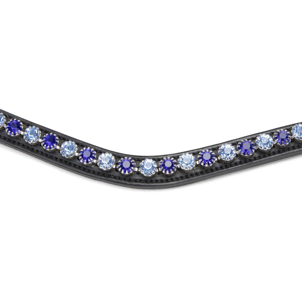 Velociti by Shires Frontalino GARA Blue Diamante Nero