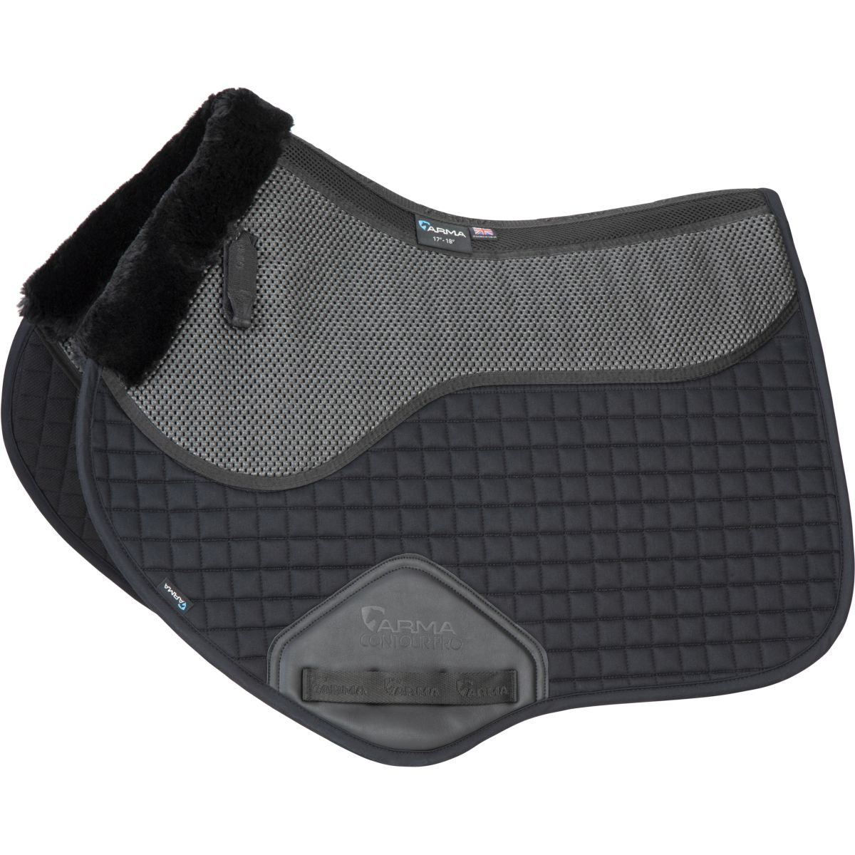 Arma by Shires Sottosella Soft Grip saltando Nero