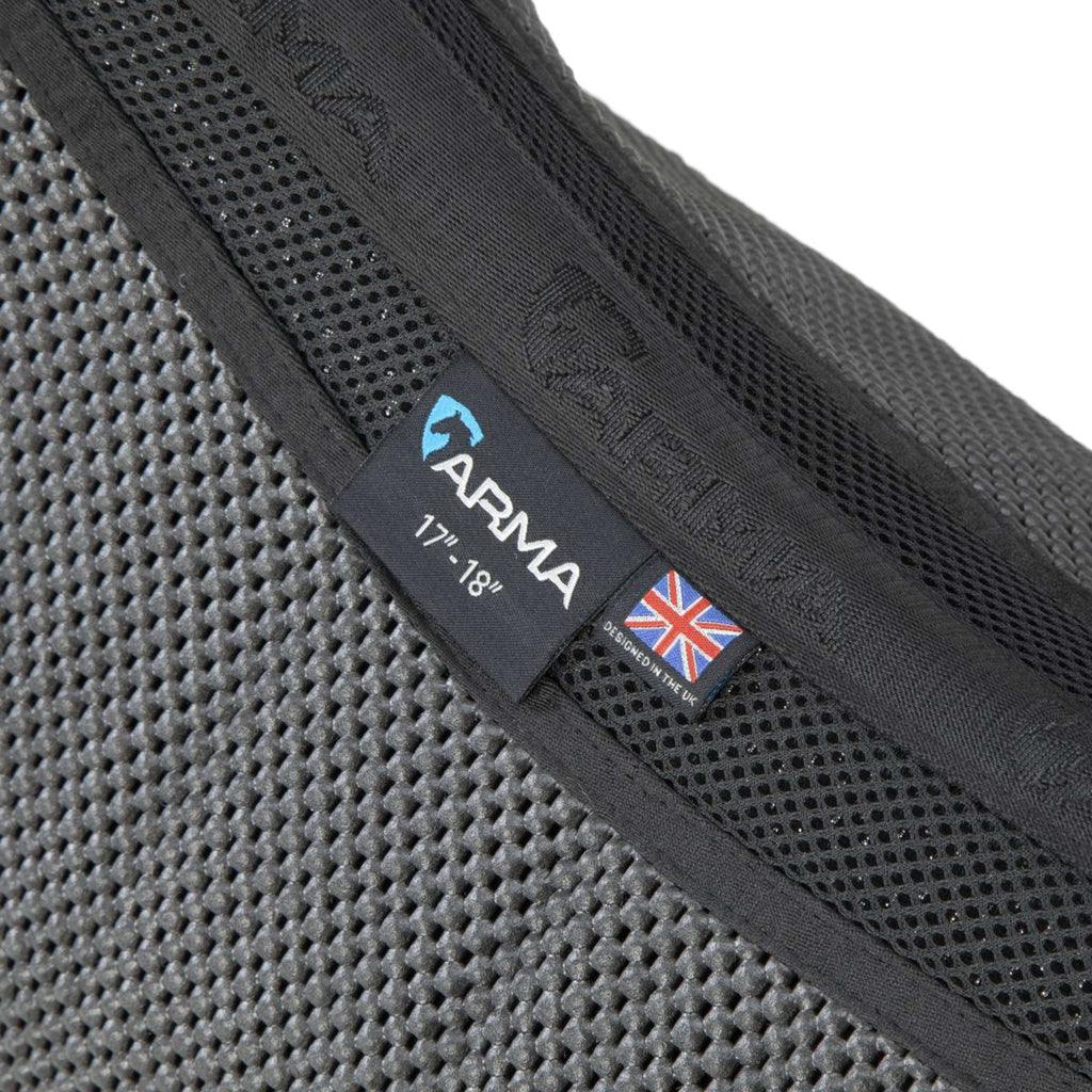 Arma by Shires Sottosella Soft Grip saltando Nero