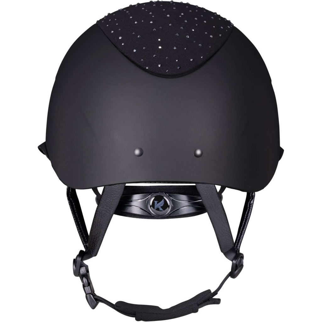Karben by Shires Casco da equitazione Viola Ellipse Nero