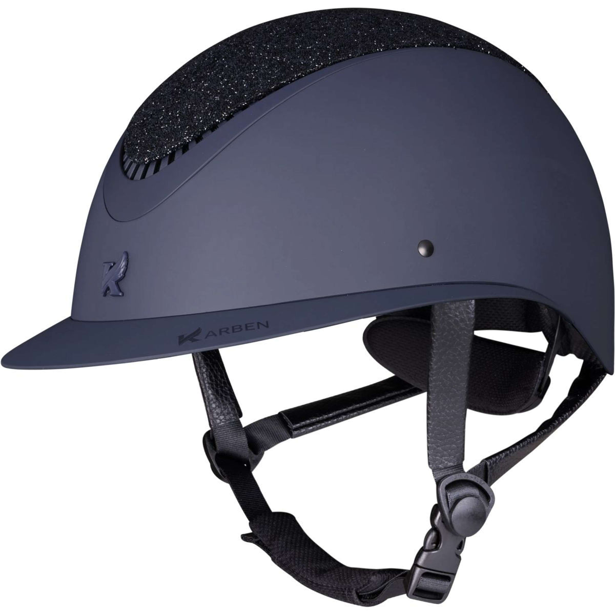 Karben by Shires Casco da equitazione Lia Ellipse Navy