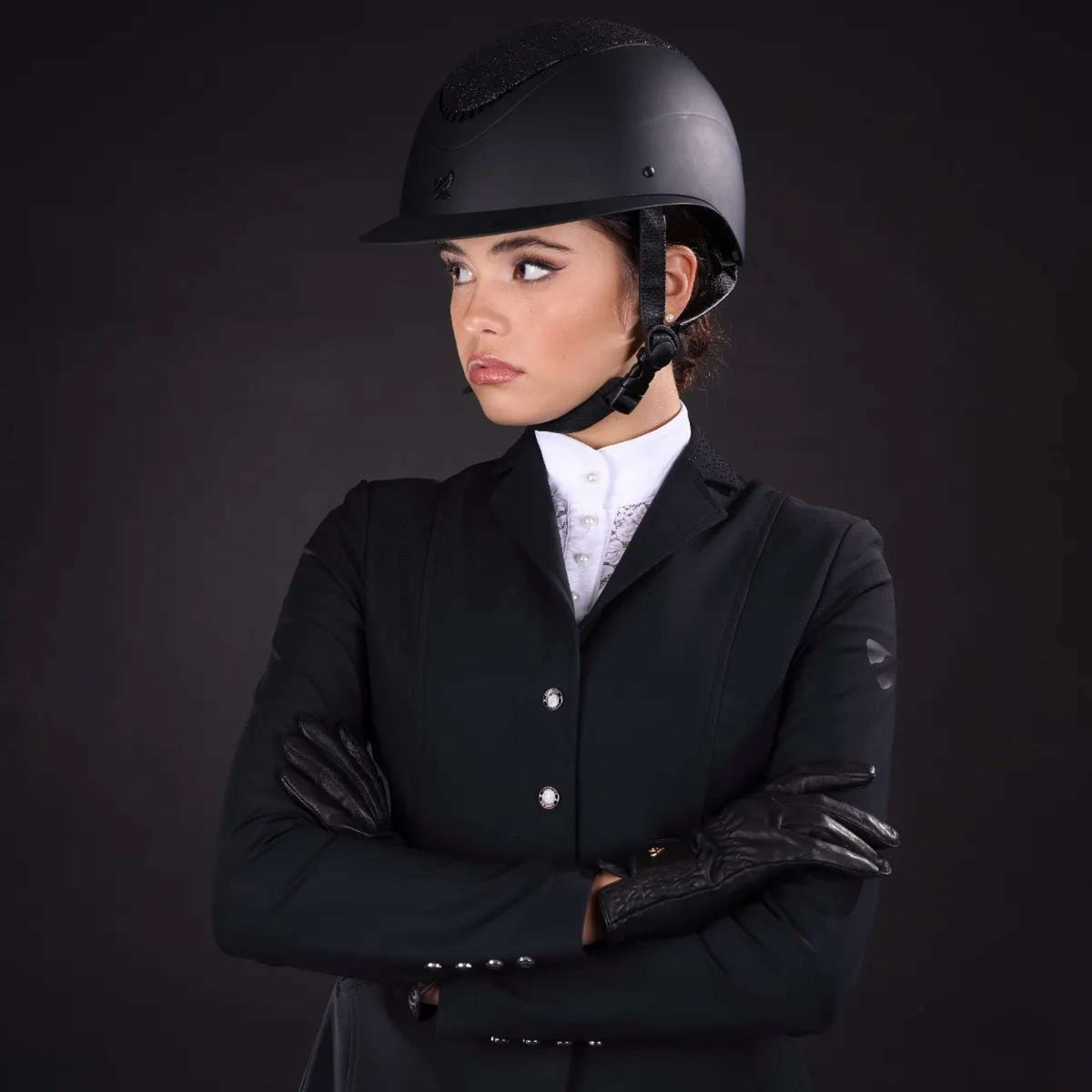 Karben by Shires Casco da equitazione Lia Ellipse Nero