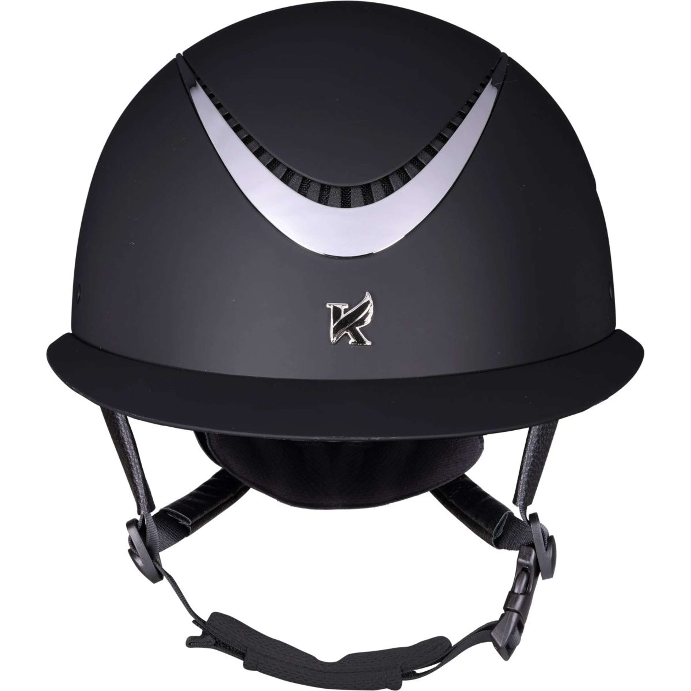 Karben by Shires Casco da equitazione Elisa Ellipse Nero Argento Karben by Shires Casco da equitazione Elisa Ellipse Nero Argento
