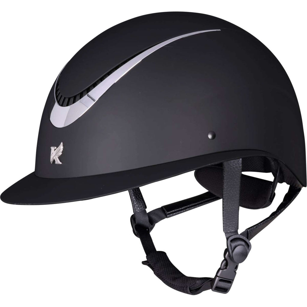 Karben by Shires Casco da equitazione Elisa Ellipse Nero Argento