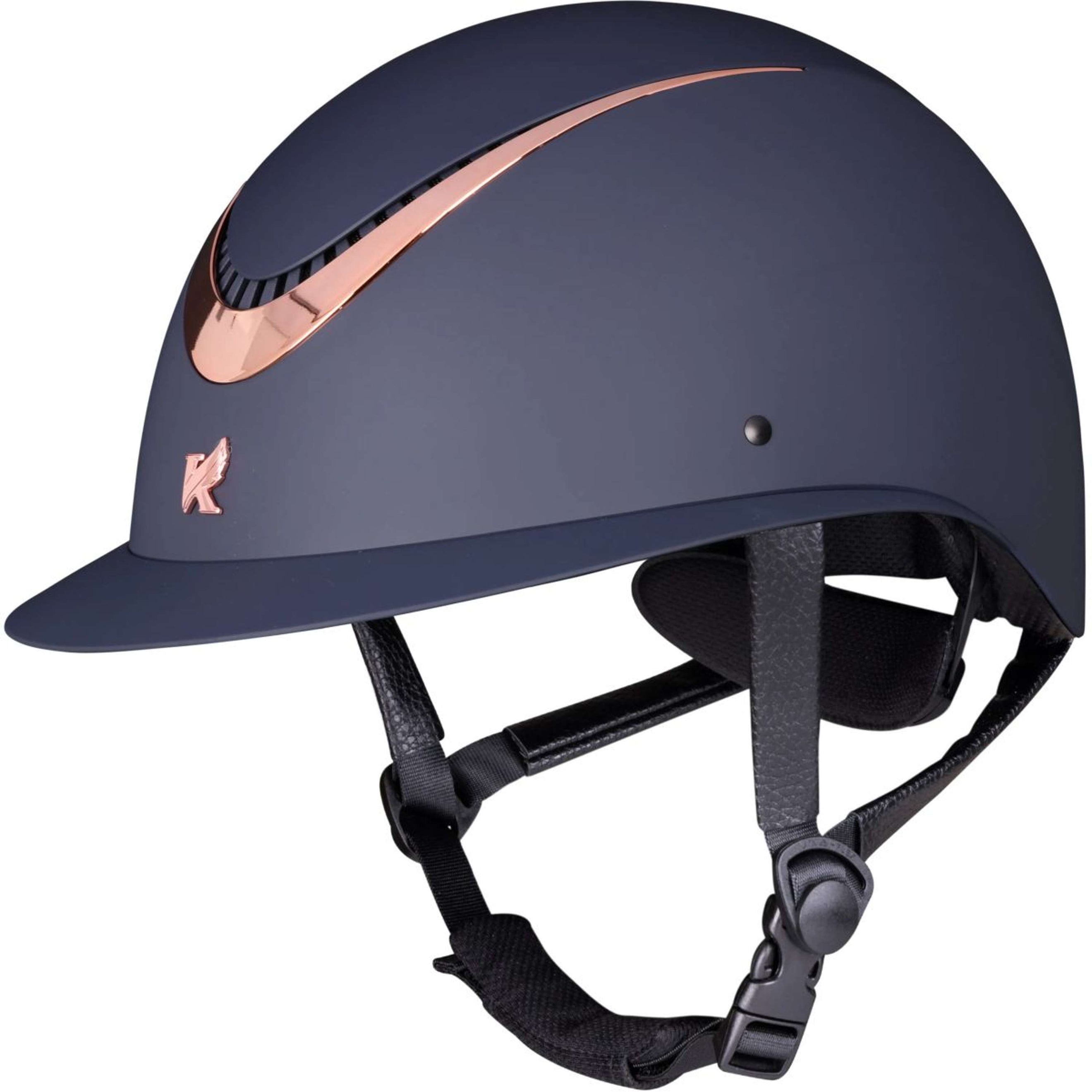 Karben by Shires Casco da equitazione Elisa Ellipse Navy/Rosegold