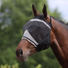 FlyGuard by Shires Maschera per Mosche Pro Fine Mesh Senza orecchie Jet