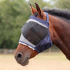 FlyGuard by Shires Maschera per Mosche Pro Fine Mesh Senza orecchie Navy