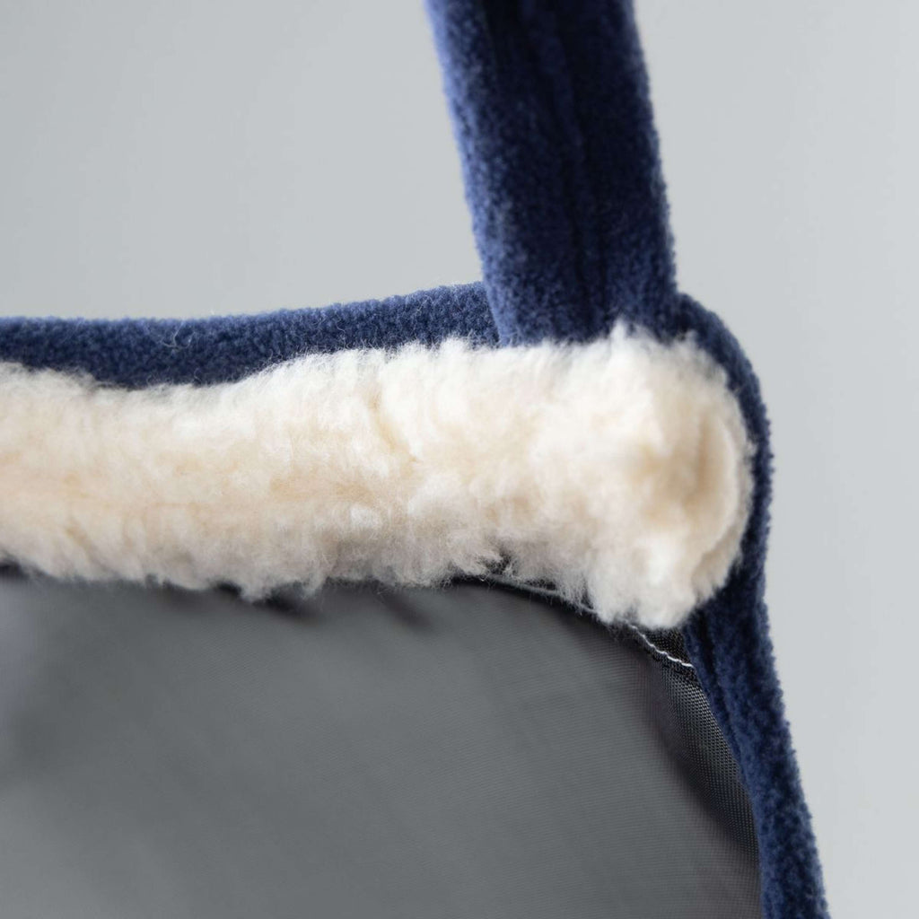 FlyGuard by Shires Maschera per Mosche Pro Fine Mesh Senza orecchie Navy