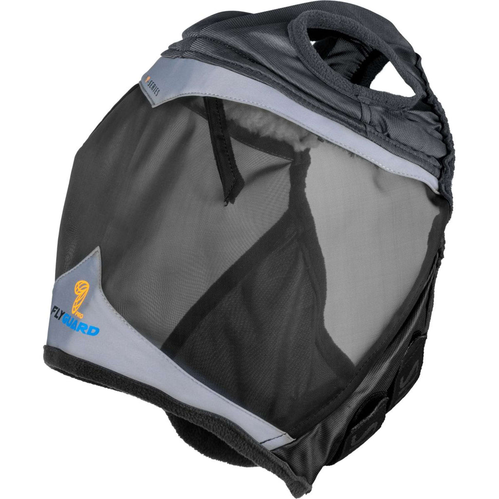 FlyGuard by Shires Maschera per Mosche Pro Fine Mesh con Foro per Orecchio Jet