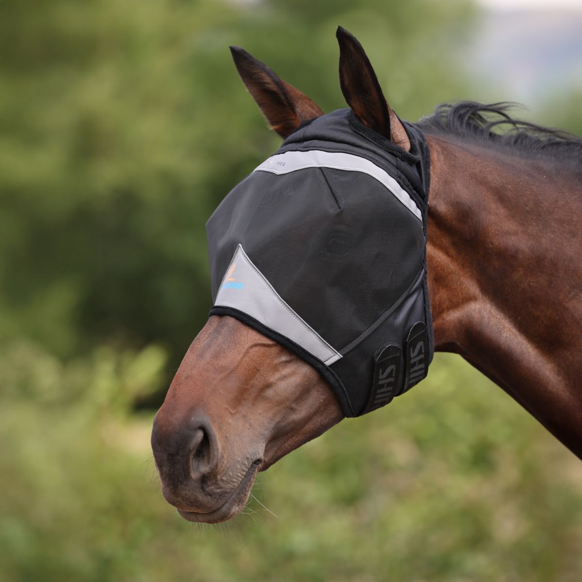 FlyGuard Maschera per Mosche Pro Fine Mesh con Foro per Orecchio Jet