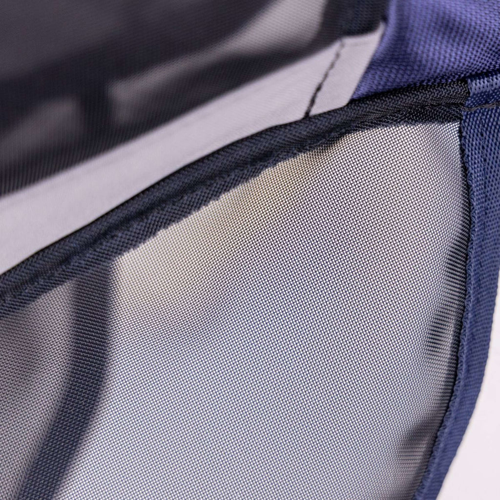 FlyGuard by Shires Maschera per Mosche Pro Fine Mesh con Orecchie e Naso Navy