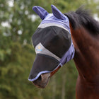 FlyGuard by Shires Maschera per Mosche Pro Fine Mesh con Orecchie e Naso Sky