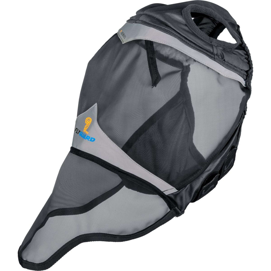 FlyGuard by Shires Maschera per Mosche Pro Fine Mesh met Ooruitsparing en Neusflap Jet