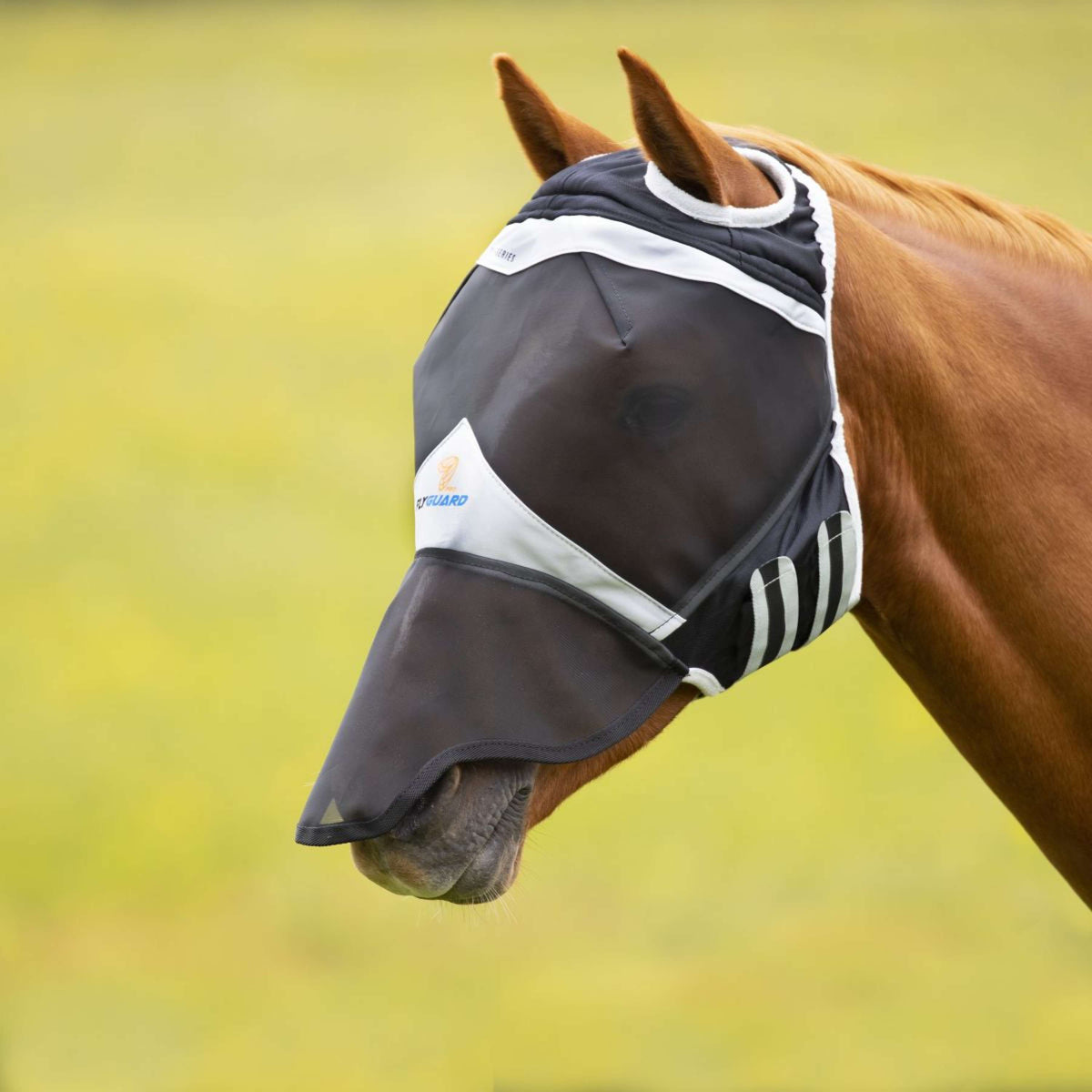 Shires Maschera per Mosche Nero