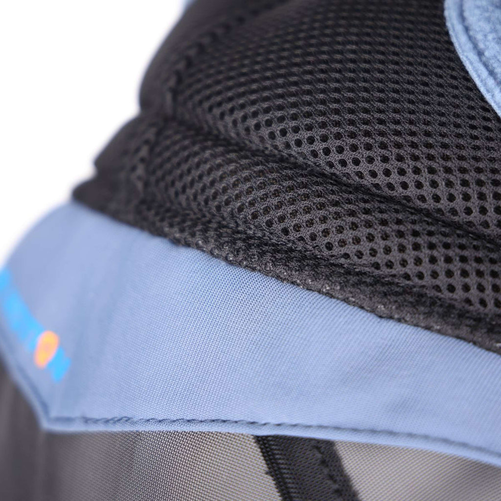 FlyGuard by Shires Maschera per Mosche Pro Air Motion con Orecchie e Naso Deep Airforce Blue